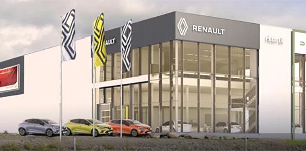 Bilhall för Renault och Dacia i Värnamo